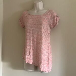 A/X Designer XS Armani exchange coral cheetah top 816